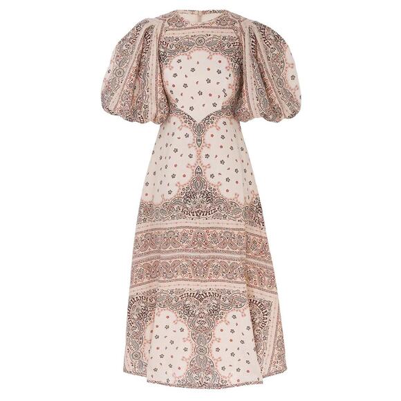 Zimmermann Dresses & Skirts - Zimmermann Day Midi Dress - 0p - Cream Bandana